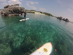 海上を歩く！スタンドアップパドル