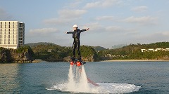 水面に立つバランスの練習し１m浮上にチャレンジ！